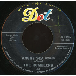 The Rumblers Angry Sea (Waimea) / Bugged USED VINYL 7INCH 45 RPM