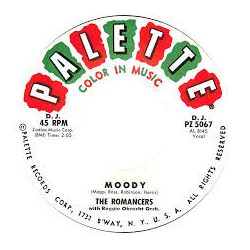 The Romancers (5) Moody / Jumpin' Jungle Vinyl 7" USED