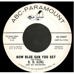B.B. King Orchestra How Blue Can You Get / Please Accept My Love USED VINYL 7INCH 45 RPM SINGLE