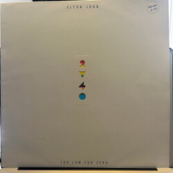 Elton John Too Low For Zero Vinyl LP USED
