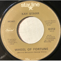 Kay Starr Wheel Of Fortune Vinyl 7" USED