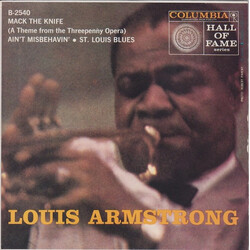 Louis Armstrong St. Louis Blues Vinyl 7" USED