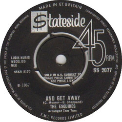 The Esquires And Get Away Vinyl 7" USED