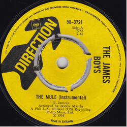 The James Boys The Mule Vinyl 7" USED