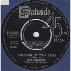 Soul Survivors Explosion (In Your Soul) Vinyl 7" USED