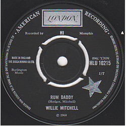 Willie Mitchell Prayer Meetin' / Rum Daddy Vinyl 7" USED