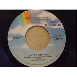 Lynyrd Skynyrd What's Your Name Vinyl 7" USED