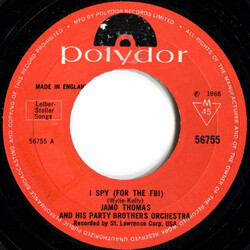 Jamo Thomas & His Party Brothers Orchestra I Spy (For The FBI) Vinyl 7" USED