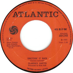Clarence Carter Snatchin' It Back / Making Love (At The Dark End Of The Street) Vinyl 7" USED