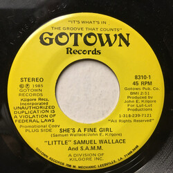 "Little" Samuel Wallace / S.A.M.M. She's A Fine Girl / Midnight Love Affair Vinyl 7" USED