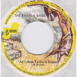 Everly Brothers All I Have To Do Is Dream / Claudette Vinyl 7" USED
