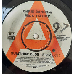 Chris Bangs / Mick Talbot Sumthin' Else Vinyl 7" USED