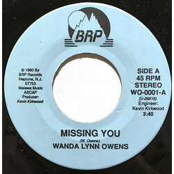 Wanda Owens Missing You Vinyl 7" USED