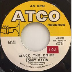 Bobby Darin Mack The Knife Vinyl 7" USED