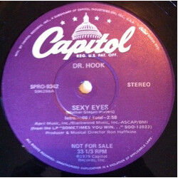 Dr. Hook Sexy Eyes Vinyl 12" USED