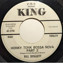 Bill Doggett Honky Tonk Bossa Nova Part 2 USED VINYL 7INCH 45 RPM PROMO