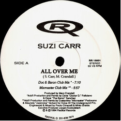 Suzi Carr All Over Me Vinyl 12" USED
