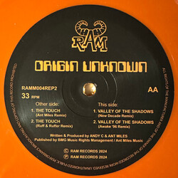 Origin Unknown The Touch / Valley Of The Shadows (2024 Remixes) Vinyl 12" USED