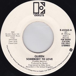 Queen Somebody To Love Vinyl 7" USED