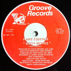 Rare Essence Body Moves Vinyl 12" USED