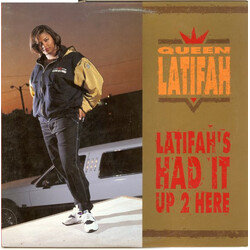 Queen Latifah Latifah's Had It Up 2 Here Vinyl 12" USED