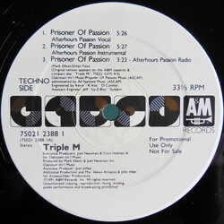 Triple M Prisoner Of Passion Vinyl 12" USED
