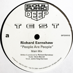 Richard Earnshaw People Are People Vinyl 12" USED