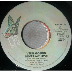 Vern Gosdin Never My Love Vinyl 7" USED