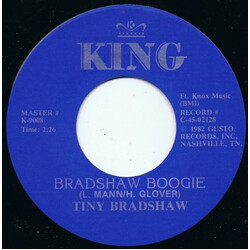 Tiny Bradshaw / Lucky Millinder Bradshaw Boogie / Chew Tobacco Rag USED VINYL 7INCH 45 RPM REISSUE