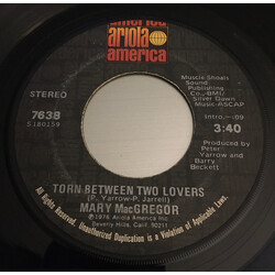Mary MacGregor Torn Between Two Lovers Vinyl 7" USED