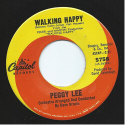 Peggy Lee Walking Happy Vinyl 7" USED