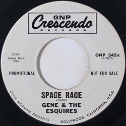 Gene & The Esquires Space Race USED VINYL 7INCH 45 RPM PROMO
