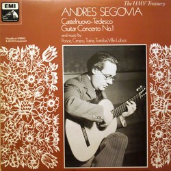 Andrés Segovia Castelnuovo-Tedesco Guitar Concerto No. 1 Vinyl LP USED