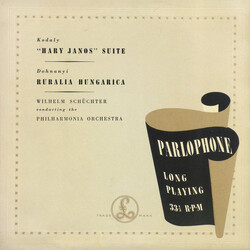 Zoltán Kodály / Ernst von Dohnányi / Wilhelm Schüchter / Philharmonia Orchestra "Hary Janos" Suite / Ruralia Hungarica Vinyl LP USED