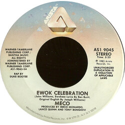 Meco Monardo Ewok Celebration / Lapti Nek Vinyl 7" USED