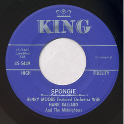 Henry Moore / Hank Ballard & The Midnighters Rock Junction USED VINYL 7INCH 45 RPM SINGLE MONO
