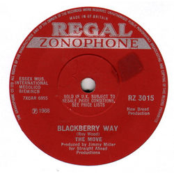 The Move Blackberry Way Vinyl 7" USED