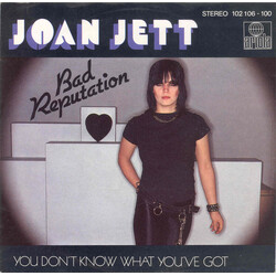 Joan Jett Bad Reputation Vinyl 7" USED