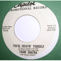 Frank Sinatra You're Cheatin' Yourself (If You're Cheatin' On Me) USED VINYL 7INCH 45 RPM SINGLE PROMO