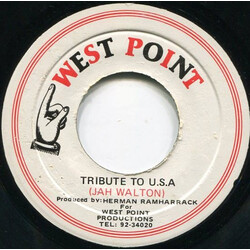 Jah Walton Tribute To U.S.A USED VINYL 7INCH 45 RPM