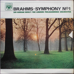 Johannes Brahms / Sir Adrian Boult / London Philharmonic Orchestra Symphony No. 1 Vinyl LP USED