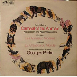 Francis Poulenc / Camille Saint-Saëns / Georges Prêtre / Orchestre De La Société Des Concerts Du Conservatoire / Aldo Ciccolini / Alexis Weissenberg T