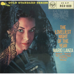 Mario Lanza The Loveliest Night Of The Year Vinyl 7" USED