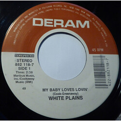 White Plains / Brotherhood Of Man My Baby Loves Lovin' / United We Stand Vinyl 7" USED