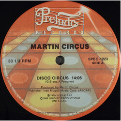 Martin Circus Disco Circus Vinyl 12" USED