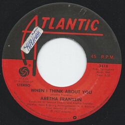Aretha Franklin When I Think About You Vinyl 7" USED