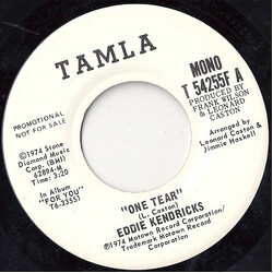 Eddie Kendricks One Tear Vinyl 7" USED