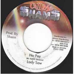 Lady Saw No Pay Vinyl 7" USED