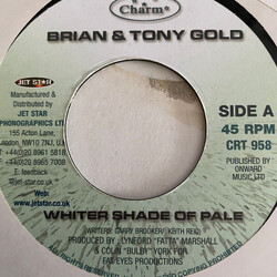 Brian & Tony Gold Whiter Shade Of Pale Vinyl 7" USED
