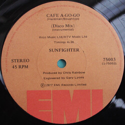 Sunfighter Cafe A-Go-Go Vinyl 12" USED